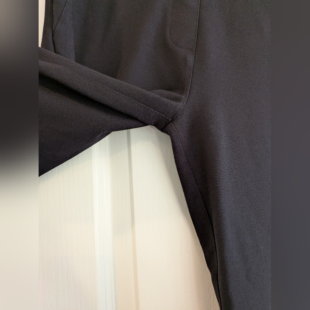 Betabrand Classic Black Dress Straight Leg Yoga Business Casual Pant Size L - Picture 8 of 14